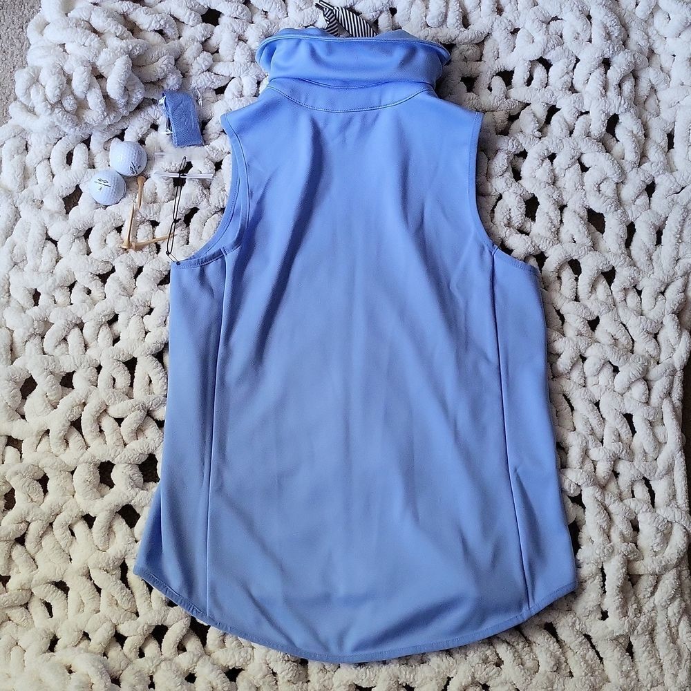 ⛳️ GOLF Belyn Key Pique Grommet Women's Golf Vest - Periwinkle. - Picture 7 of 10